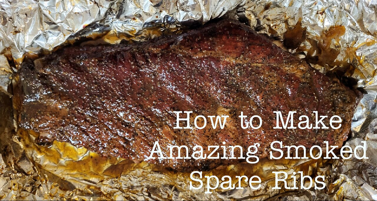 Amazing Smoked Spare Ribs made Simple and Easy!! - Part 1 - Trim and Rub