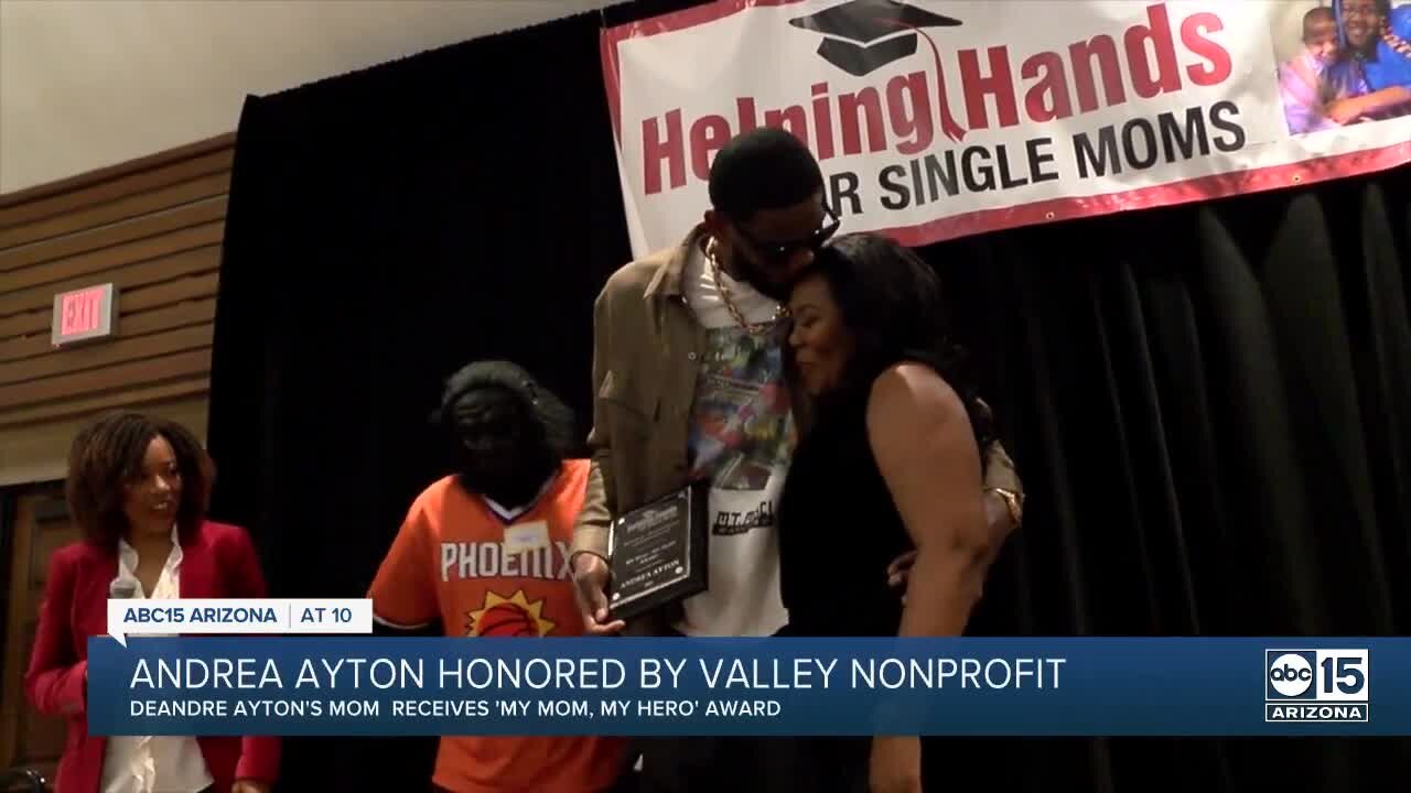 Andrea Ayton honored for giving back to Valley community