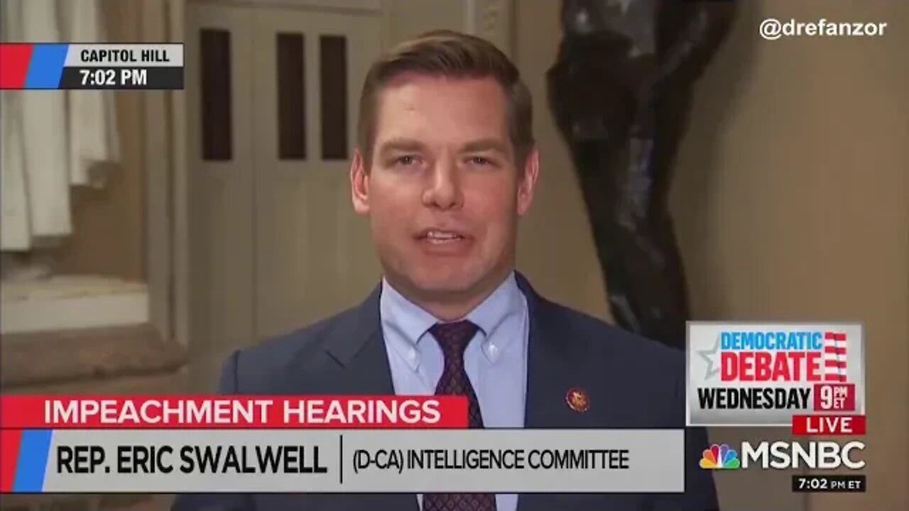 Eric Swalwell Rips A Fart On Live TV