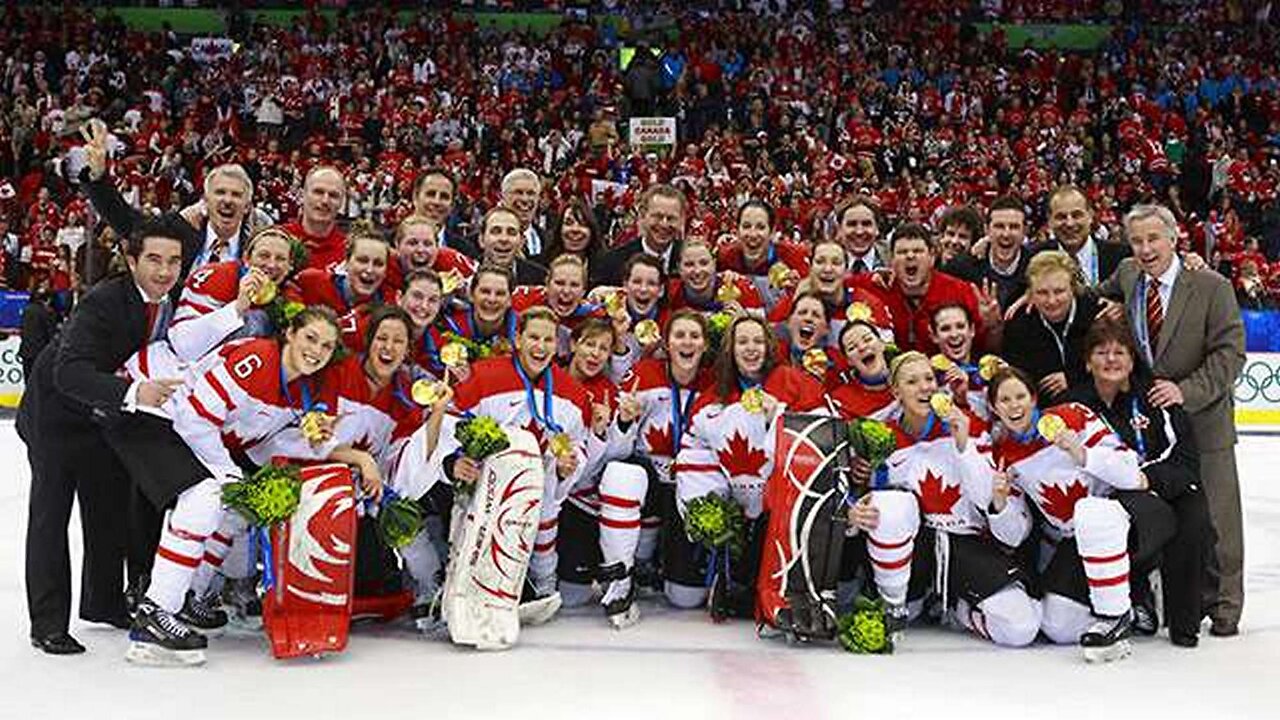 2010.02.28 - Canada Vs USA -Women's Hockey-Gold Medal Game [Vancouver Olympics][No Commentary]