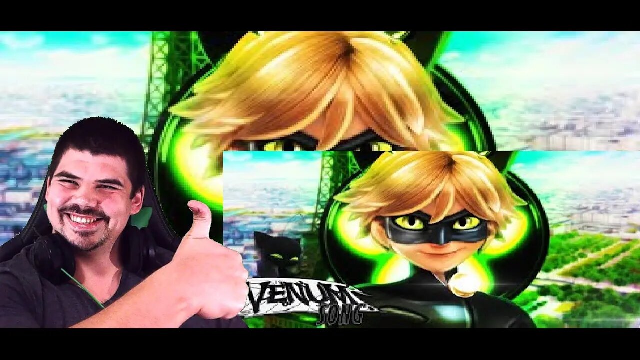 React 🐱 Rap do Cat Noir Miraculous - PLAGG MOSTRAR AS GARRAS Venum Beats - Melhor do mundo