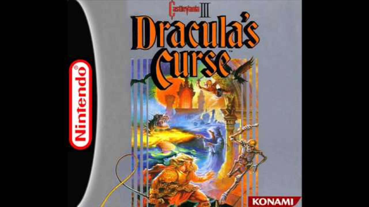Castlevania 3 Dracula's Curse Title Screen.