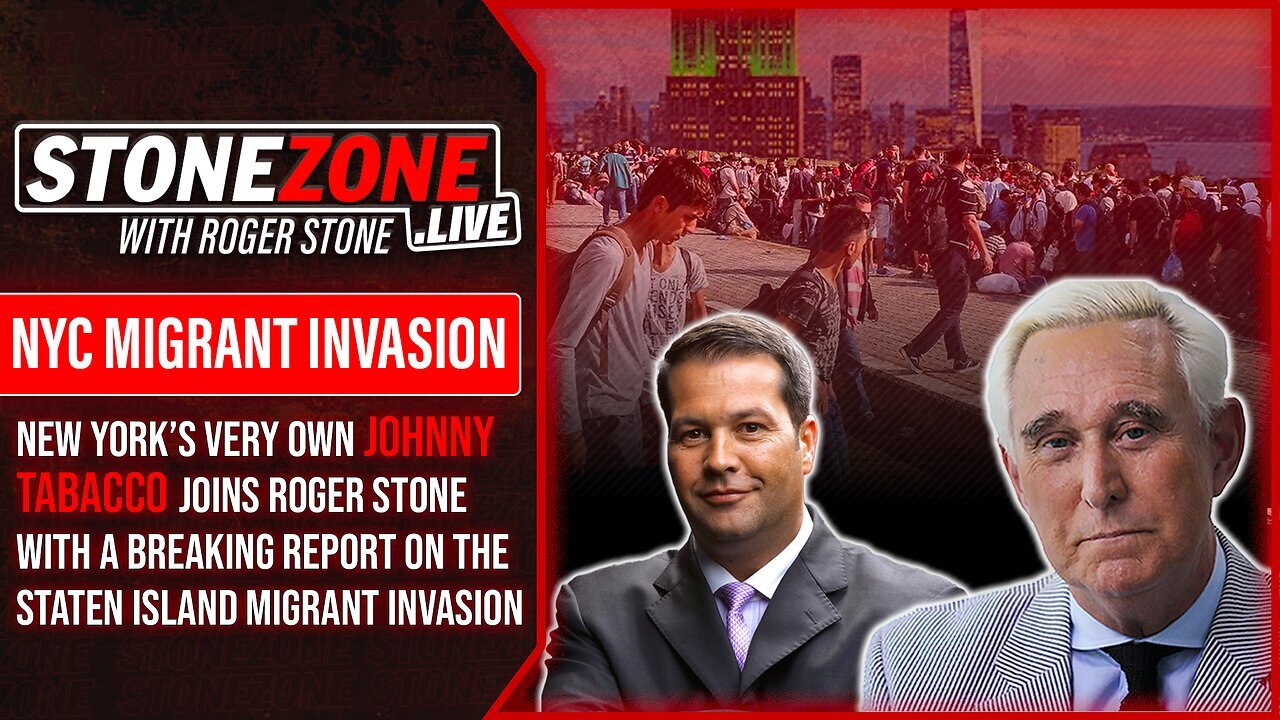 NYC's Very Own Johnny Tabacco Joins Roger Stone With A BREAKING REPORT On The Migrant Invasion