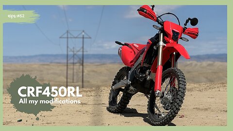 22 Honda CRF450RL Mods - All my modifications