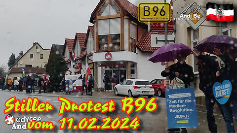 Stiller Protest B96 vom 11.02.2024