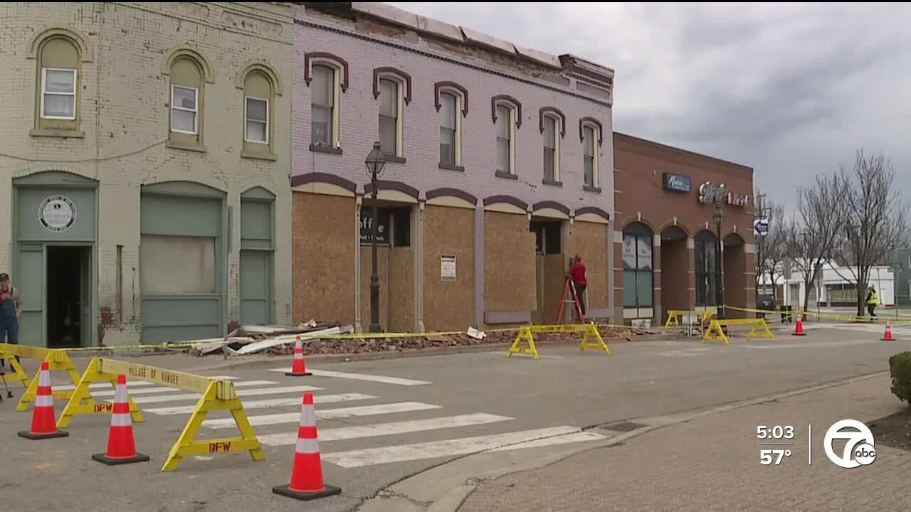 Dundee evaluating tornado-damaged structures