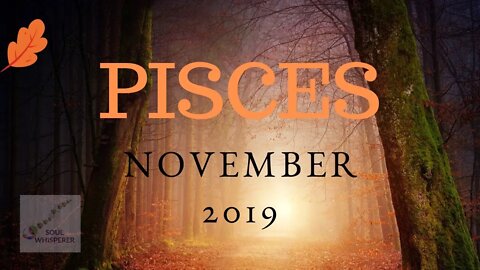 PISCES:You Are Being Empowered and Prepared * November