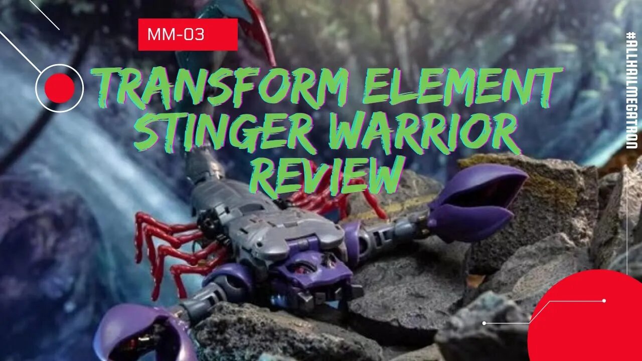 TRANSFORM ELEMENT MM03 Stinger Warrior TOY REVIEW!