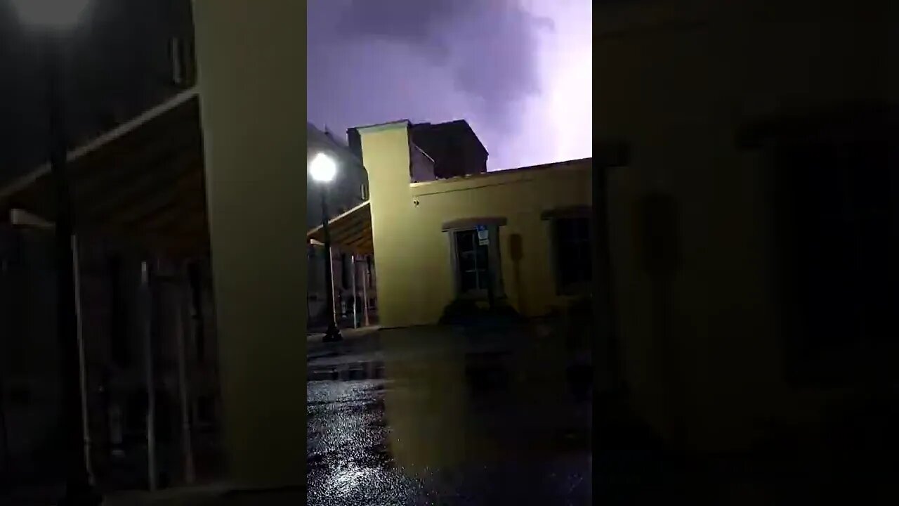 Just showing y'all the weather. I should've gotten another hotel night.