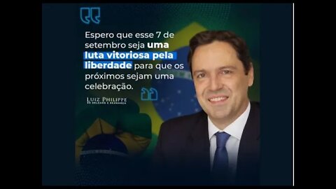 Principe Luiz Philippe: Pela liberdade do povo brasileiro dia 07 de Setembro