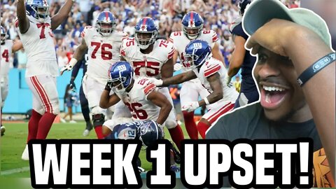 Tennessee Titans vs. New York Giants | Week 1 2022 Game Highlights REACTION