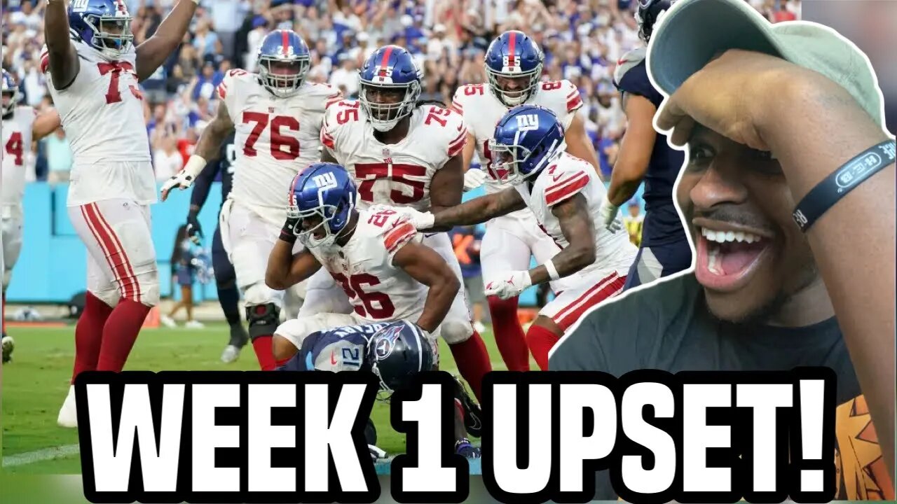 Tennessee Titans vs. New York Giants | Week 1 2022 Game Highlights REACTION