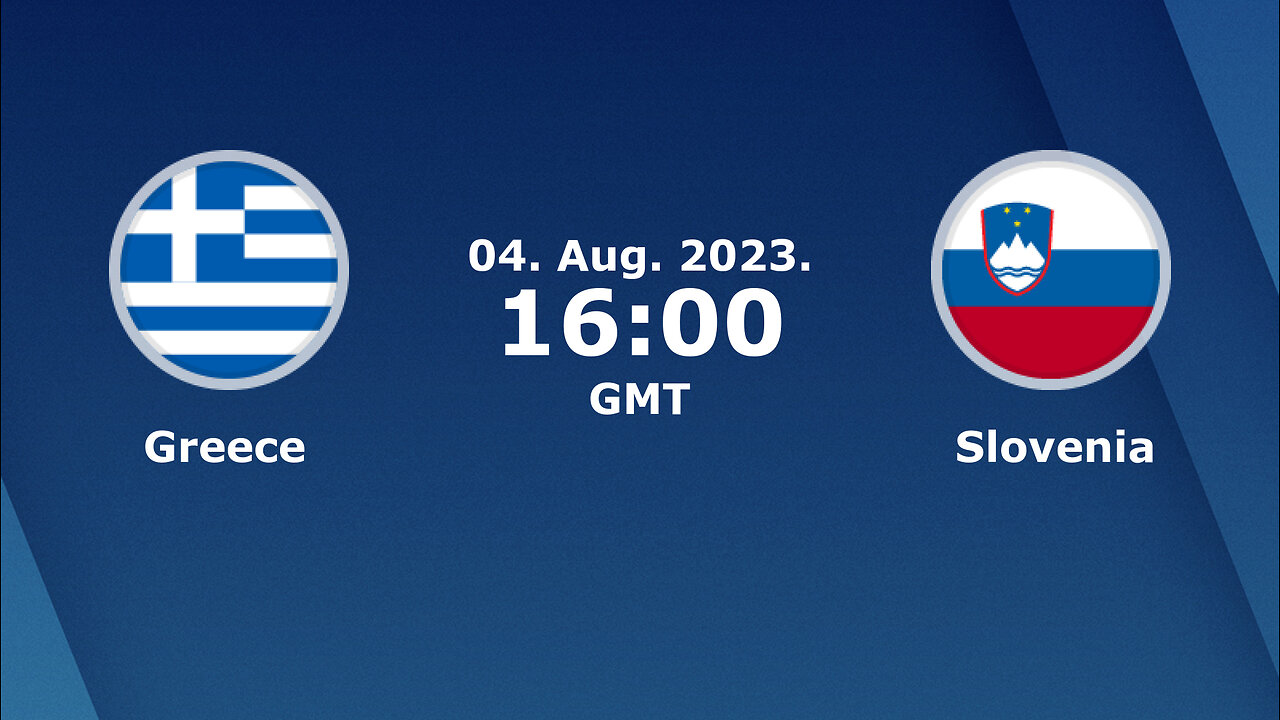 Greece vs Slovenia Friendly Game In FIBA World Cup 2023