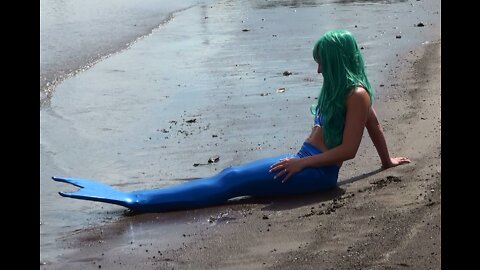 Mermaid Spotted on Beach