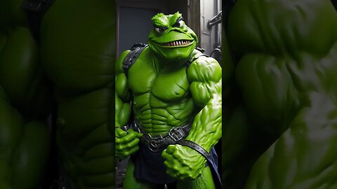 Kermit the Frog as Hulk #funny #comedy #shorts