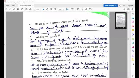 Class 4th Science Zoom Online Class 30 Nov 2020