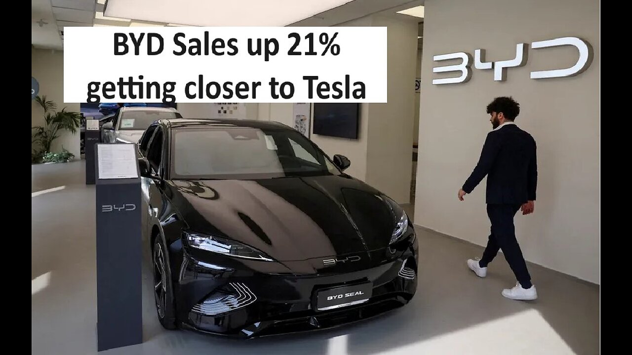 BYD car sales increase 21% Q2