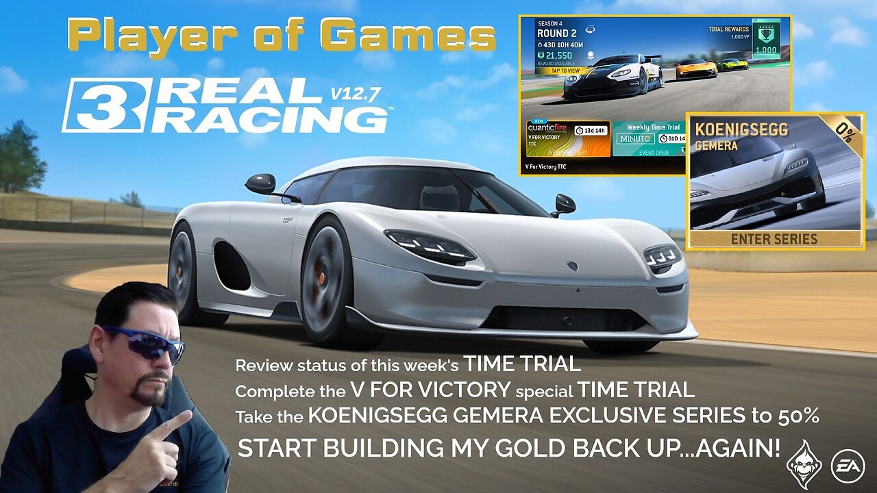 Player of Games: Real Racing 3 Update 12.7: Take the KOENIGSEGG GEMERA EXCLUSIVE SERIES to 50%