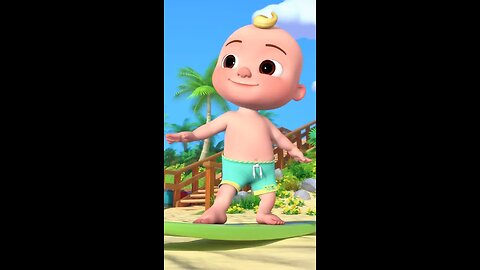 Learn to Swim with JJ! Summer Beach Party! #cocomelon #shorts