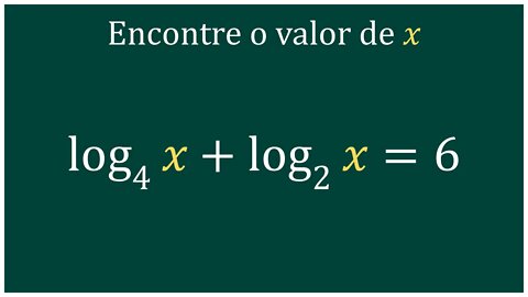 Equação logarítmica