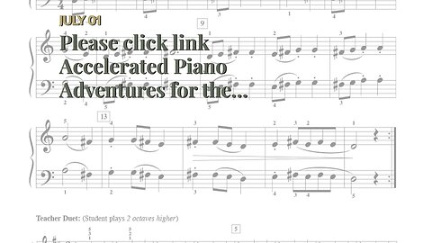 Please click link Accelerated Piano Adventures for the Older Beginner: Performance Book 2
