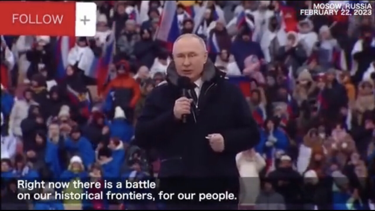 Putin’s Latest Speech: We are Fighting a Spiritual War Between Good and Evil