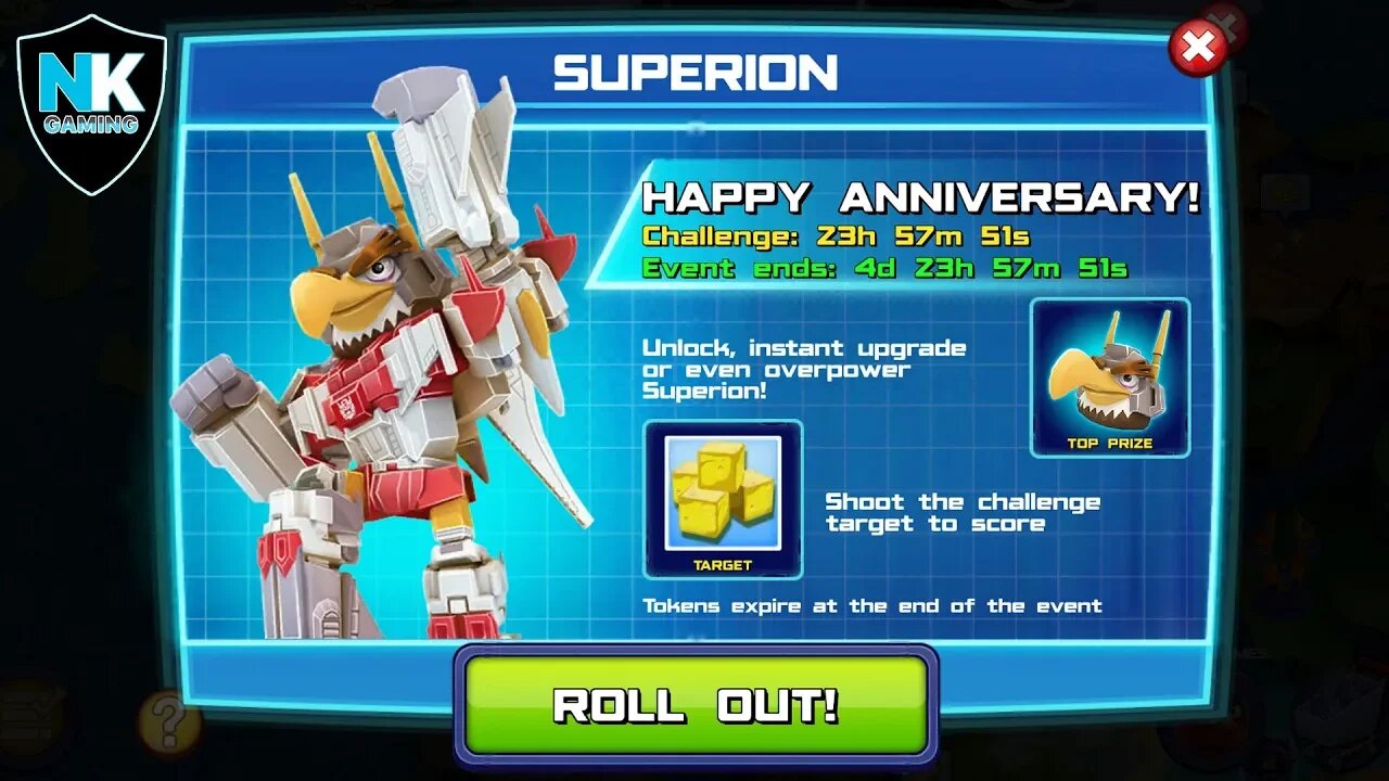Angry Birds Transformers - Superion Event - Day 2 - Featuring Superion With EMP Rounds