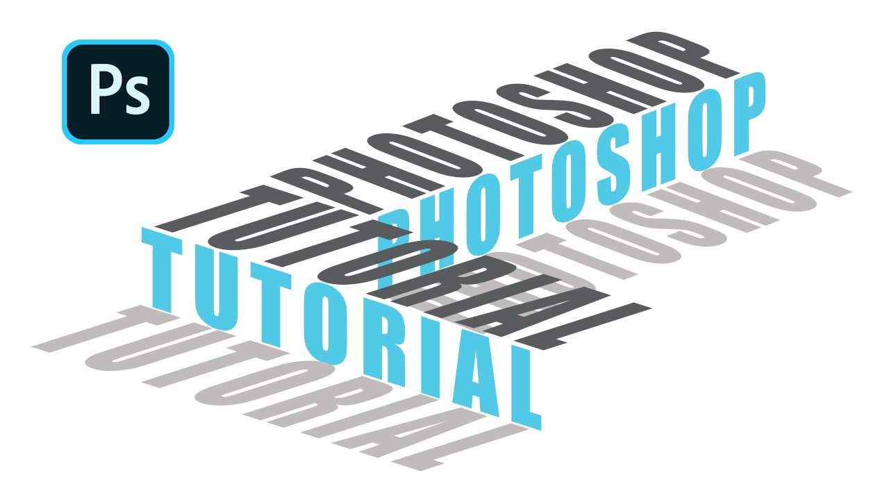 How To Create Isometric 3D Text Effect In Photoshop CC 2022 | Muhammad Imad