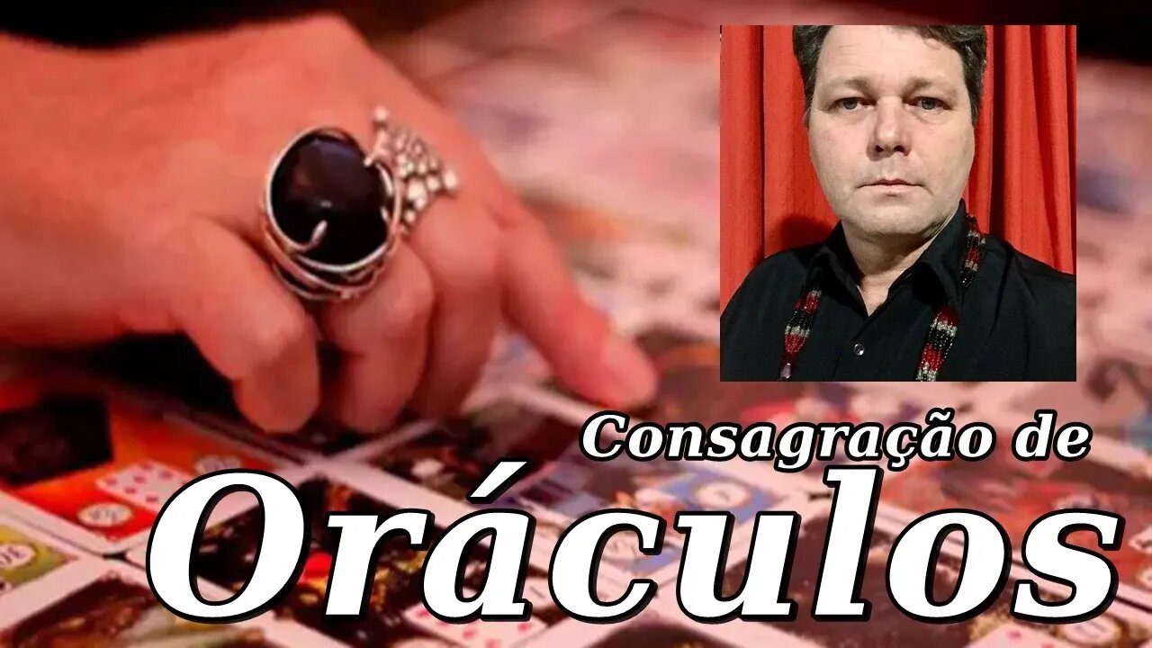 Consagração de Oráculos, cruzamento e limpeza energética