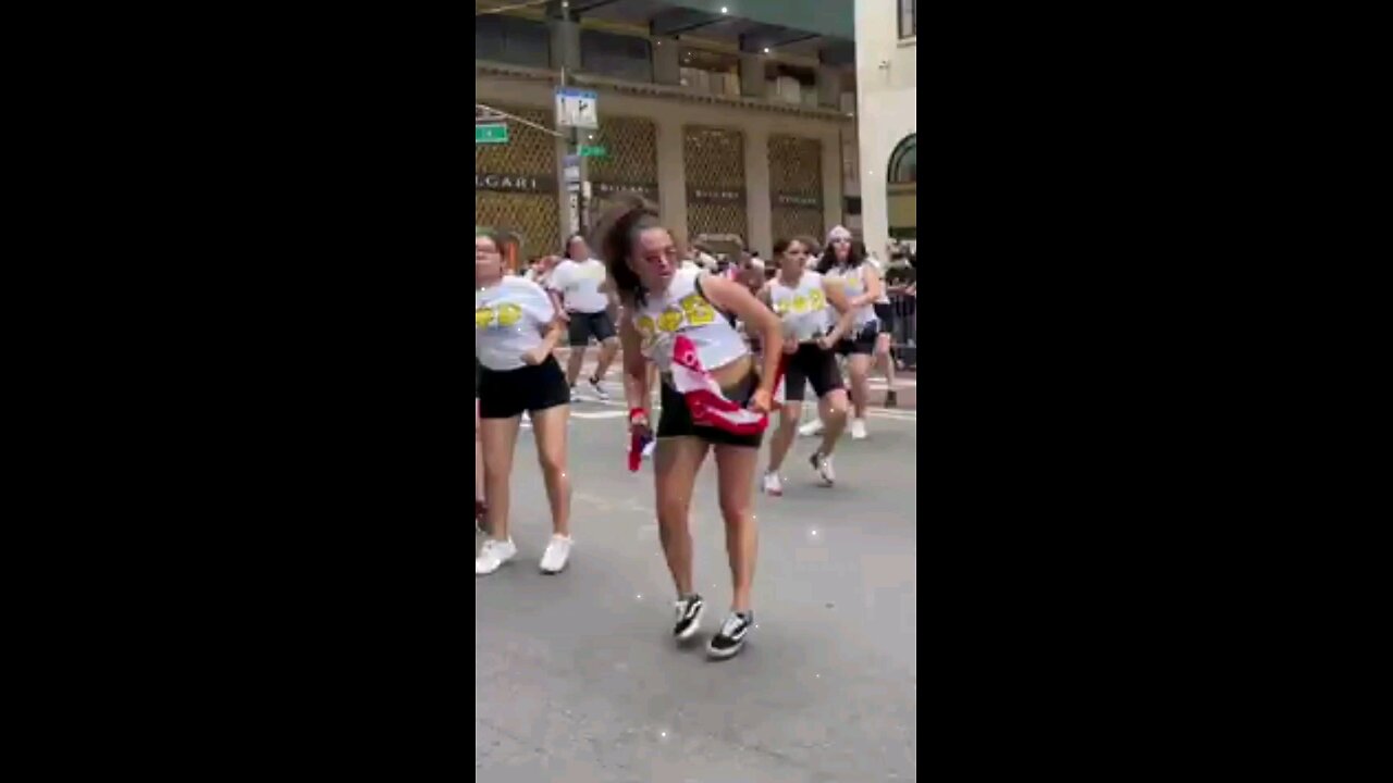 Dancing in Puerto Rico Parade NYC