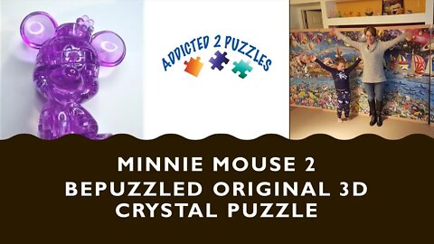 Minnie Mouse 2 (Purple) 3D Crystal Puzzle Tutorial