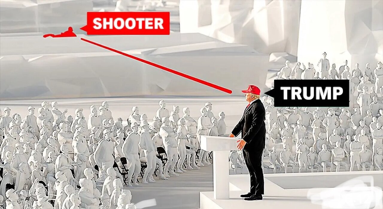 Mapping the trump shooting