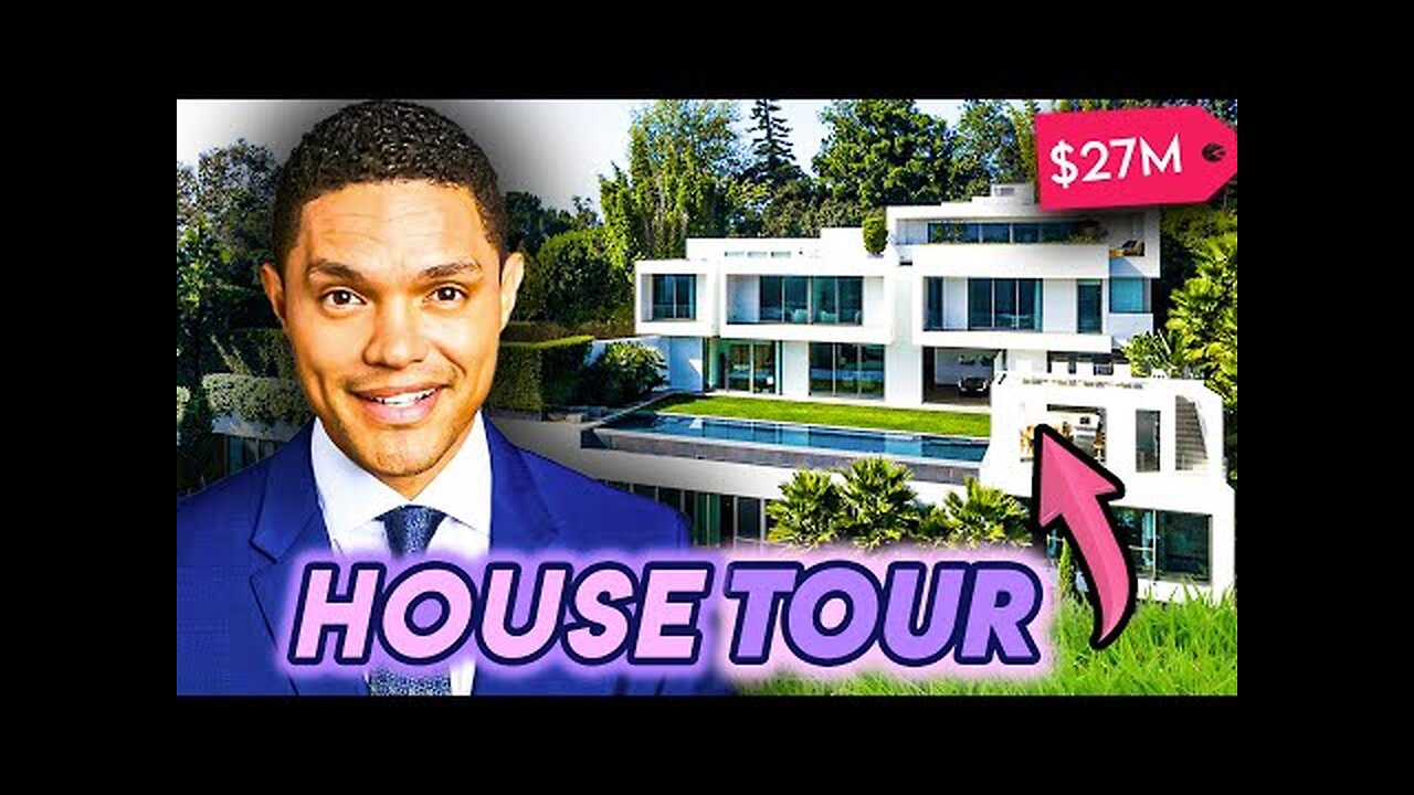 Trevor Noah - House Tour - His Luxurious $27.5 Million Bel Air Mansion