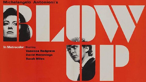 BLOW UP 1966 Photographer Sees a Killing in the Background of a Picture FULL MOVIE HD & W/S