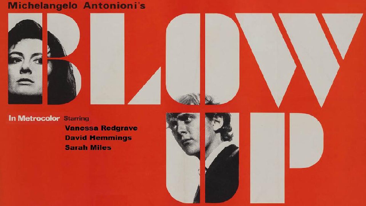 BLOW UP 1966 Photographer Sees a Killing in the Background of a Picture FULL MOVIE HD & W/S
