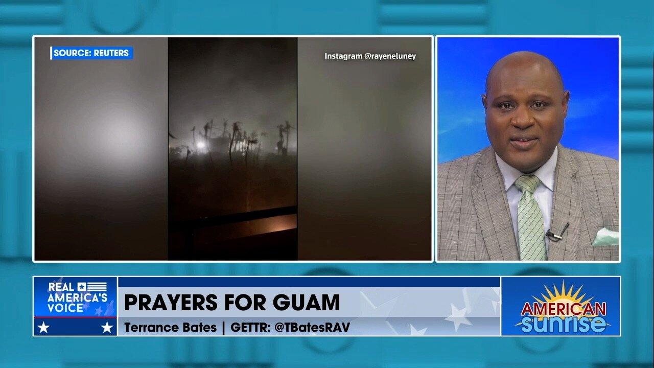 Super typhoon Mawar hits Guam overnight