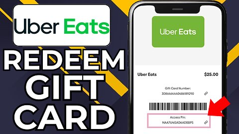 HOW TO REDEEM UBER EATS GIFT CARD