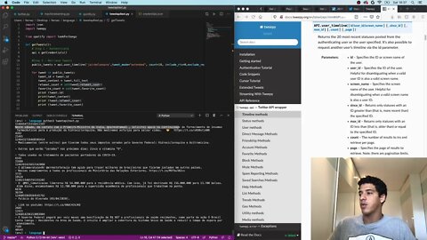 Criando playlist com tweets do presidente e machine learning