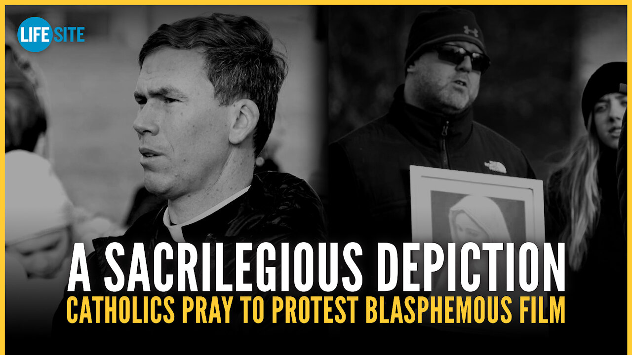 Catholics pray rosary to protest blasphemous film about 17th century lesbian nun