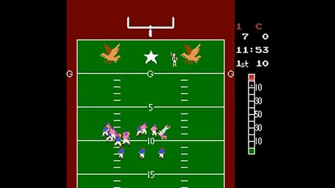 Trying out Ten Yard Fight on Project Nested (1.3) w/ SNES9X