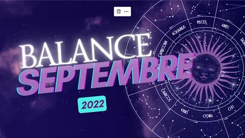 #BALANCE - SEPTEMBRE 2022 - ** ON PASSE A AUTRE CHOSE **