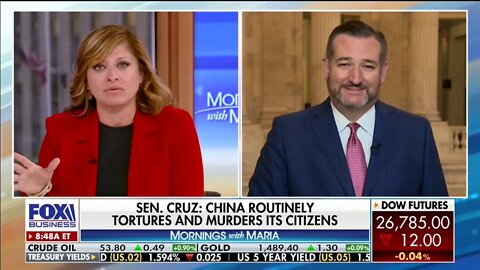 Sen. Cruz on Fox Business Discussing His Recent Op-Ed on Chinese Censorship
