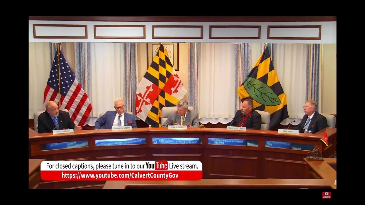 Calvert County Commissioners request CSM change vaccination policy.