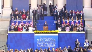Wes Moore makes history as Maryland's 63rd Governor