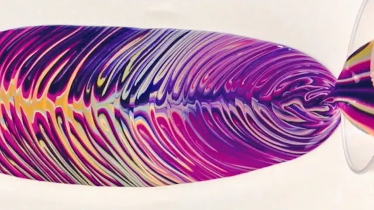 Gorgeous Traveling Ring Pour!; Testing Hippie Crafter Acrylic Paint!