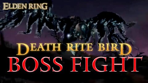 Elden Ring Death Rite Bird Boss Fight (Caelid)