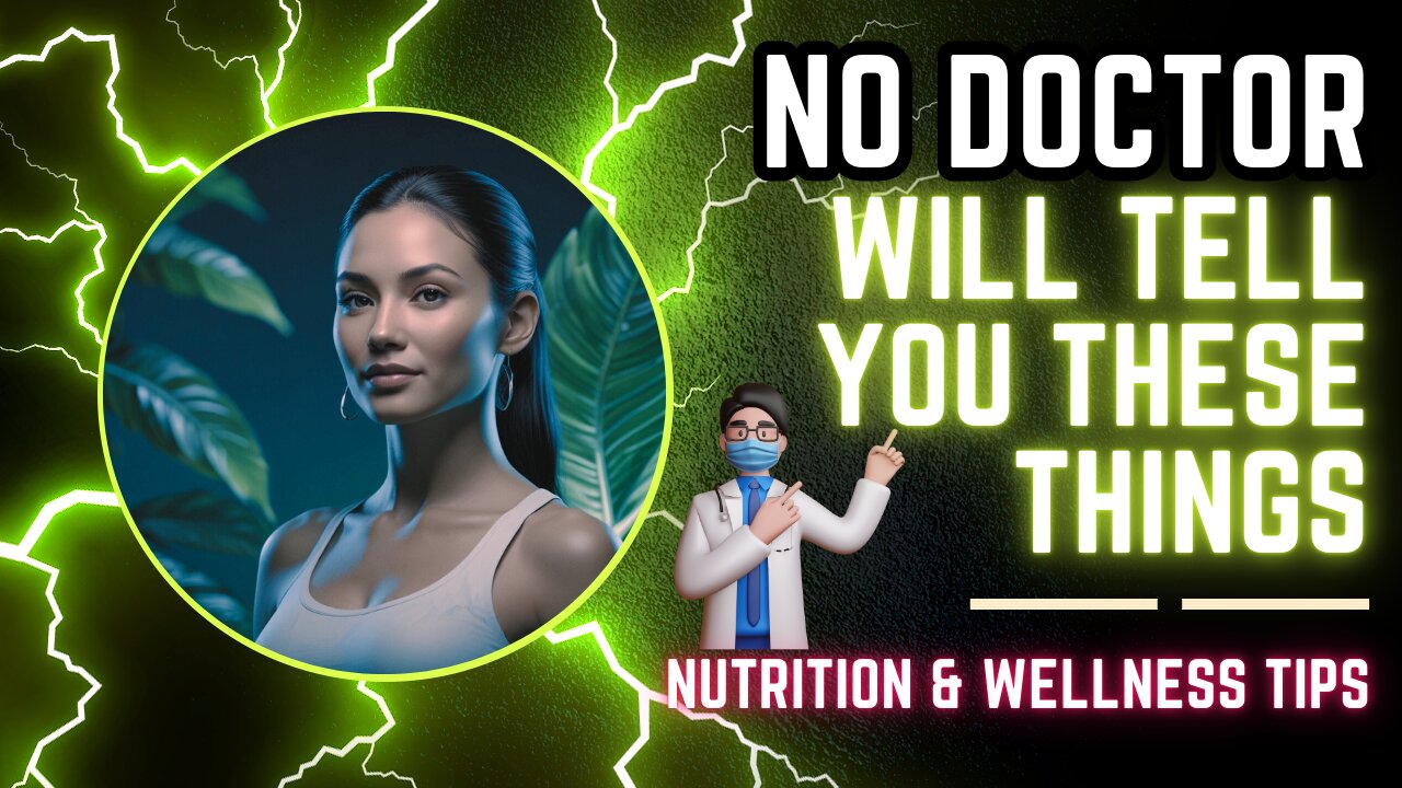 No Doctor Will Tell you These Things #health #wellness