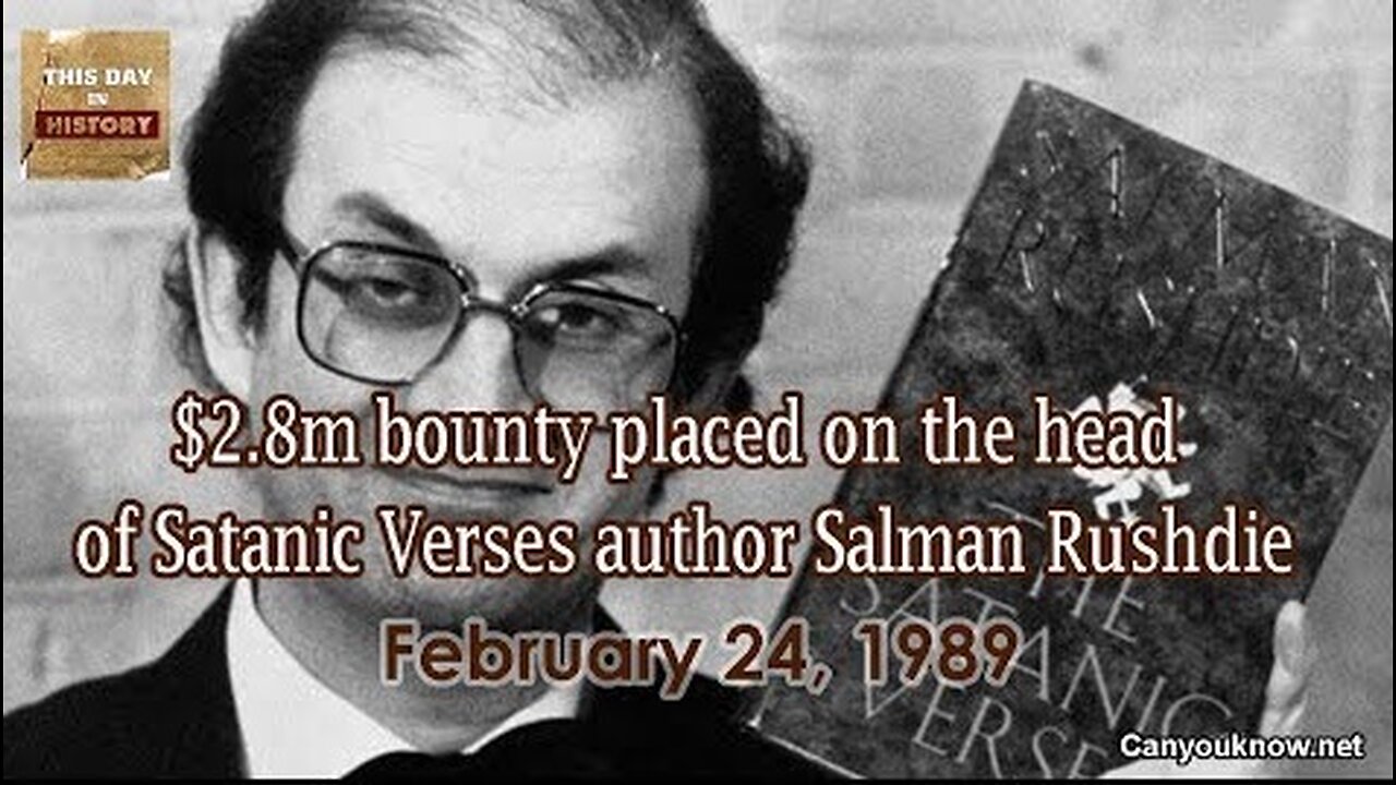 Hiding in plain sight! Vol.2 Starring Salmon Rushdie the novelist