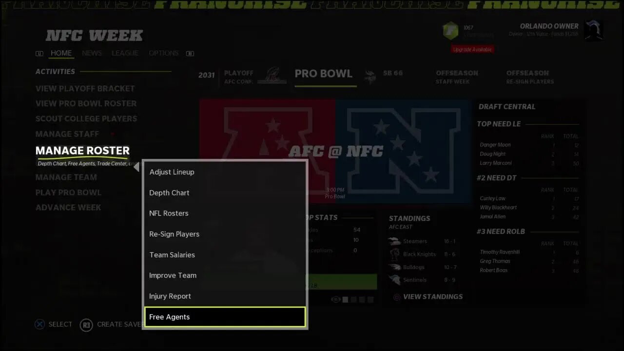 TDFL Football [Season 6/Dominance Bowl VI]: San Diego (12-5) @ Memphis (16-1)