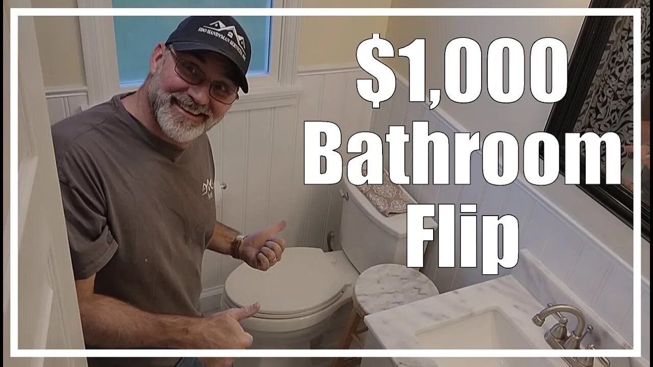 Flip a Bathroom for CHEAP! | Home Renovation Part 2 | 2021/24